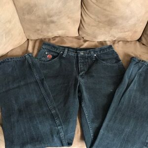 Womens black wrangler jeans